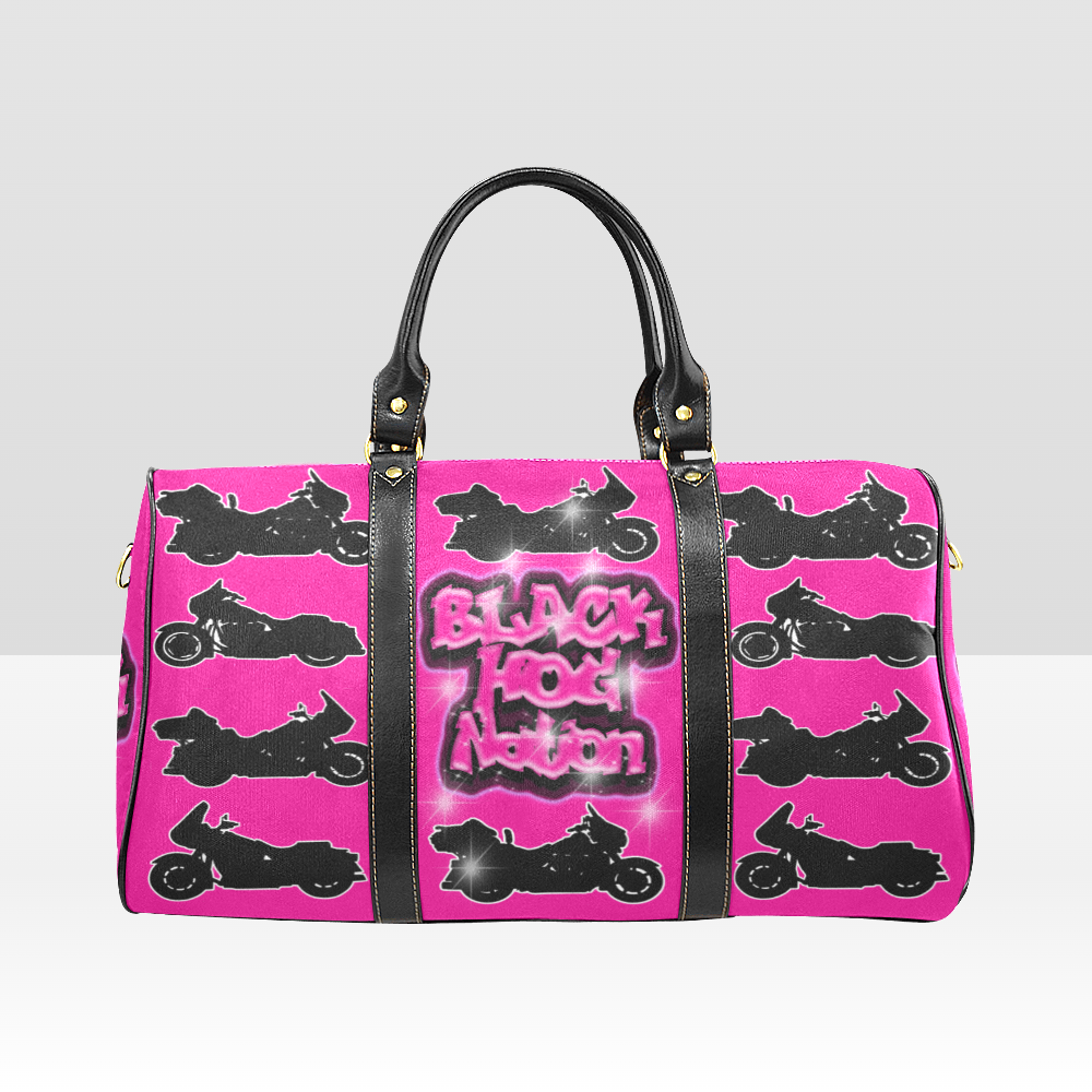 Pink nation cheap duffle bag