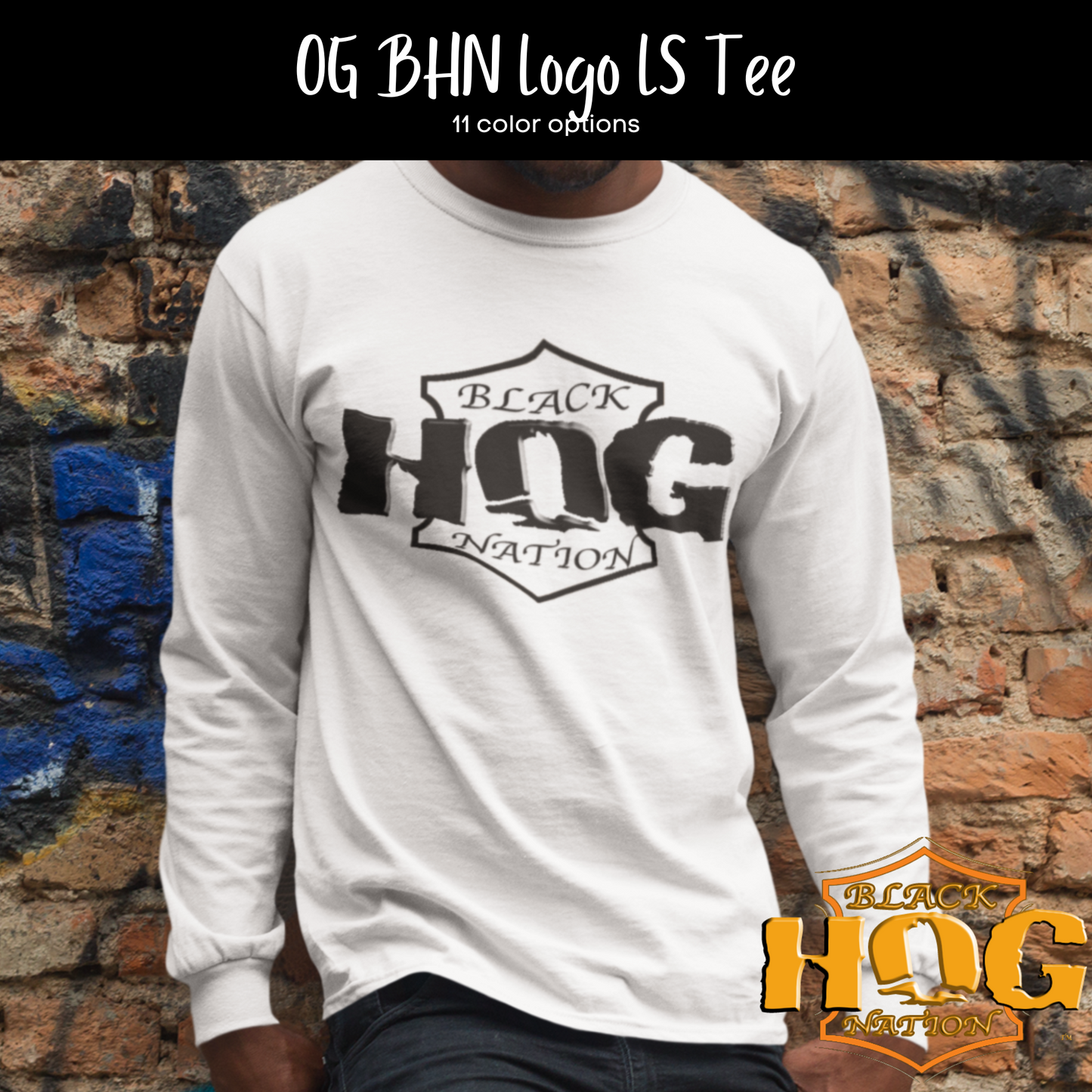 Original BHN Logo Tee Long Sleeve