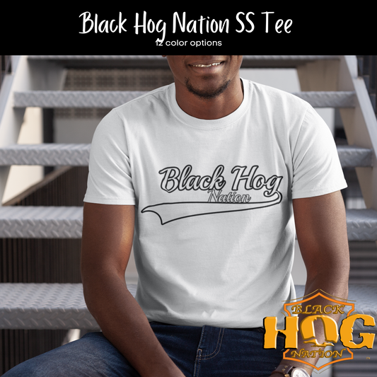 Black Hog Nation Logo Tee