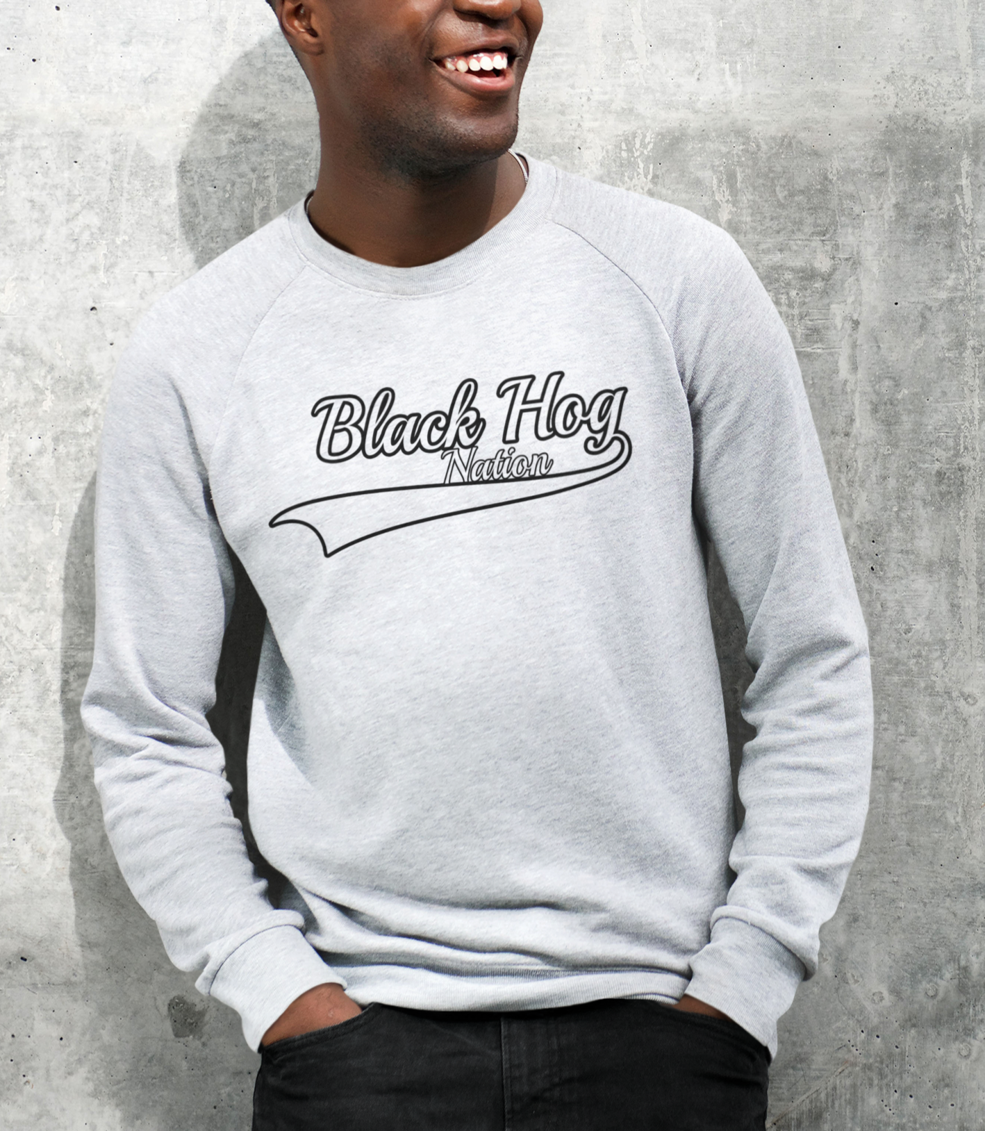 Black Hog Nation Tee Long Sleeve